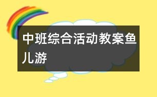 中班綜合活動(dòng)教案：魚(yú)兒游