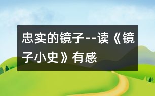 忠實的鏡子--讀《鏡子小史》有感