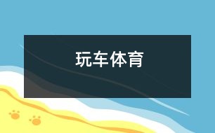玩車（體育）