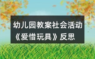 幼兒園教案社會(huì)活動(dòng)《愛(ài)惜玩具》反思
