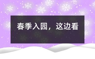 春季入園，這邊看