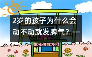 2歲的孩子為什么會(huì)動(dòng)不動(dòng)就發(fā)脾氣？――曹子芳回答