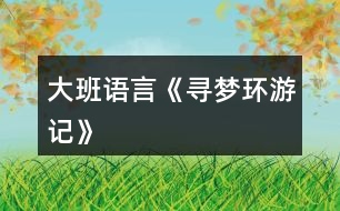 大班語(yǔ)言《尋夢(mèng)環(huán)游記》
