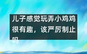 兒子感覺(jué)玩弄小雞雞很有趣，該嚴(yán)厲制止嗎