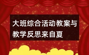 大班綜合活動教案與教學(xué)反思——來自夏天的故事