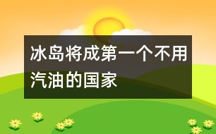 冰島將成第一個(gè)不用汽油的國家