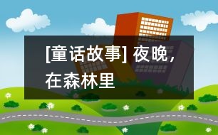 [童話故事] 夜晚，在森林里