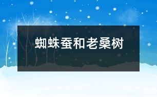 蜘蛛、蠶和老桑樹