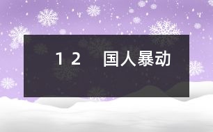 12 國(guó)人暴動(dòng)
