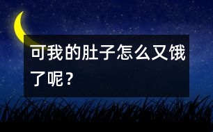 可我的肚子怎么又餓了呢？